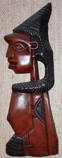 Sammlungsauflösung! Edle Holz - Wand Masken, 2 Stück einander zugewandt Afrika