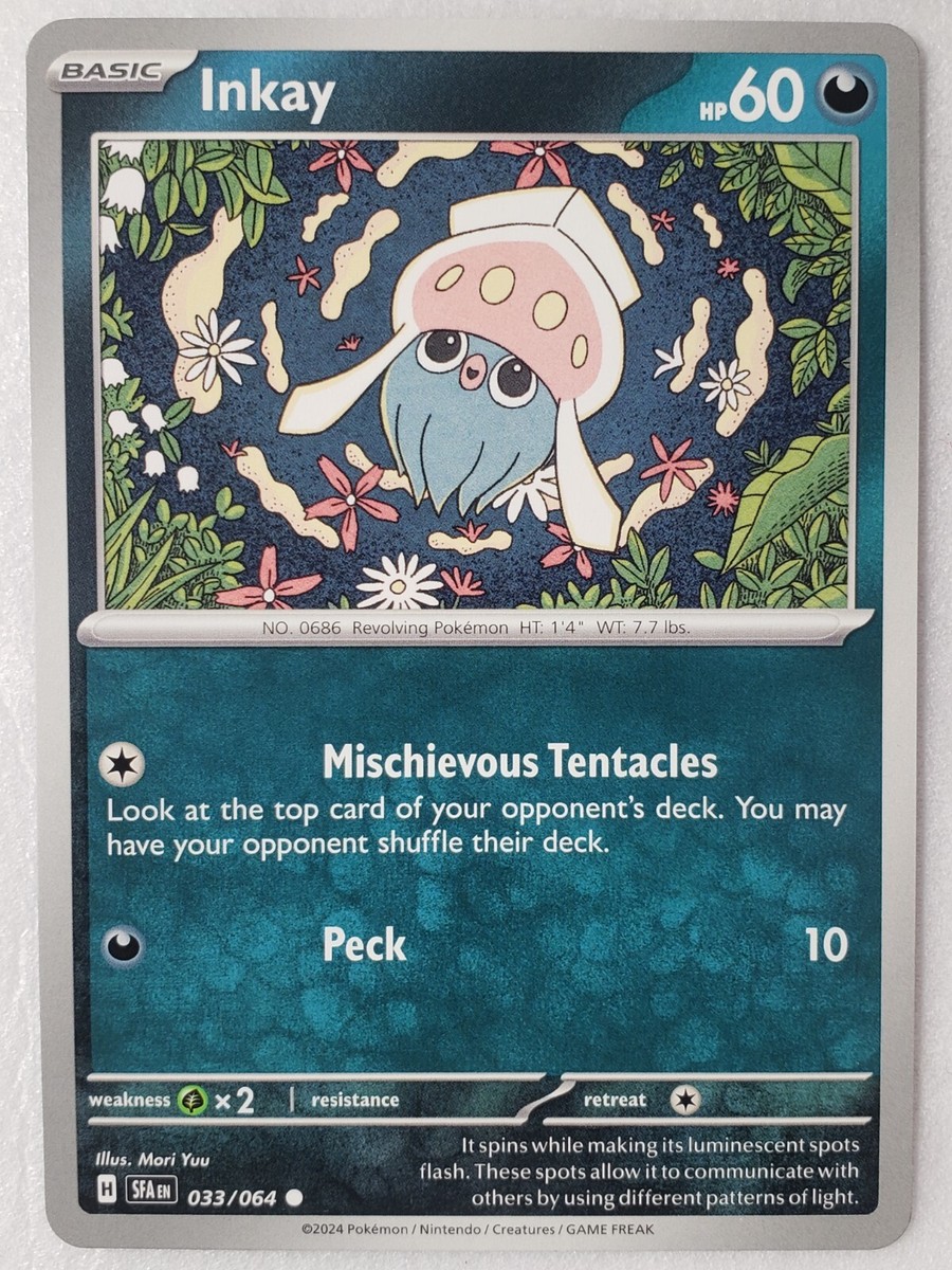 inkay pokemon card price Cards Evolution Set of 2 cards, MALAMAR stage 1, basic Common Card Type 2023 Pokemon Japanese Playing Cards