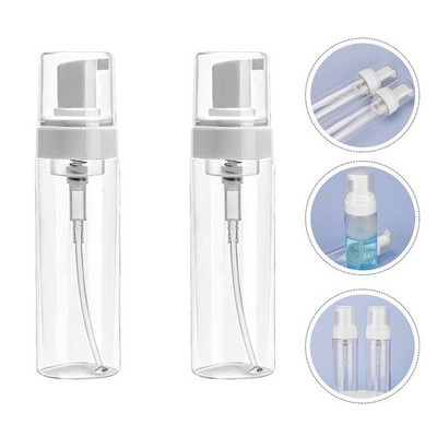 2pcs Lotion Foaming Flaschen Lotion Storage Container Subflaschen (weiß)