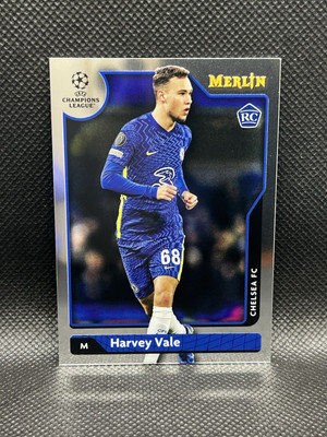 2021-22 Topps Merlin Chrome Harvey Vale ROOKIE #58 Chelsea FC QUANTITY UCL RC
