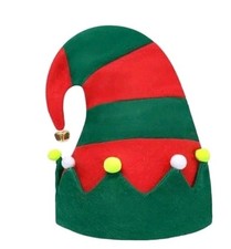 New Felt Elf Christmas Hats Unisex Santa Hats Adults One Size Cosplay Costume