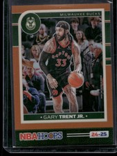 2024 Panini Hoops Gary Trent Jr. Orange Prizm Premium /199 #118 Bucks