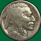 1918-S Buffalo Nickel Good G Coin, Scratch #38952