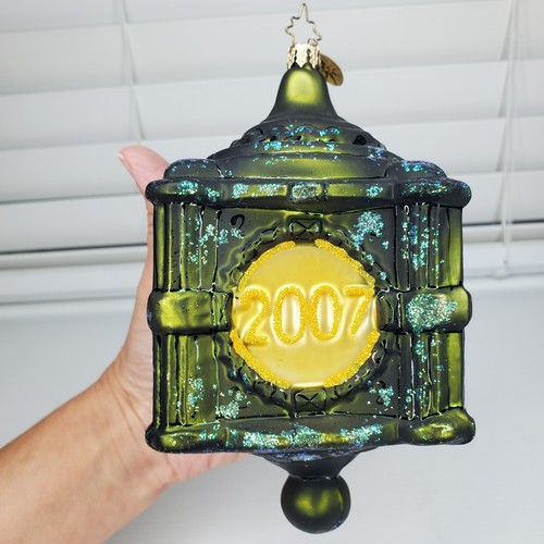 Radko 2007 Marshall Fields State Street 6 Inch Clock Ornament 3011310 With Box - Picture 7 of 17
