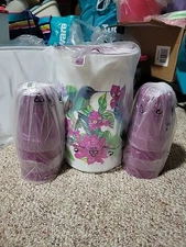 Tupperware HUMMINGBIRD Pitcher 1 gallon With 8 16oz cups new