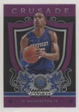 2019-20 Panini Prizm Draft Picks Crusade Purple Prizm PJ Washington Jr #95 he4
