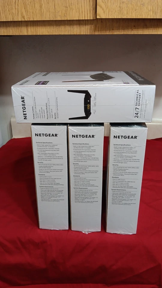 (1) Netgear AC1200 Wifi Cable Modem Router - C6220-100NAS  - Image 2 of 3