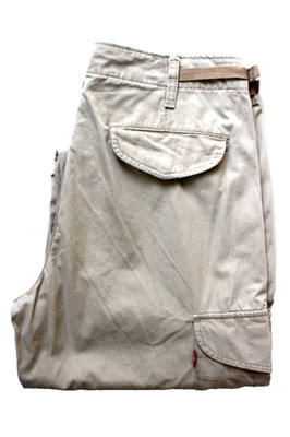 Levi's XX Cargo Baggy Herren Hose W32 L32 hellgrau Baumwolle LEVK249