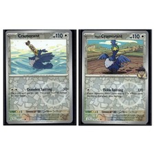 2 Card Pokemon TCG - Journey Together - Cramorant 137 & Hop's Cramorant 138 LP