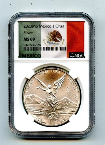 2023 Mo MEXICO 1 ONZA NGC MS69 SILVER COIN!!!