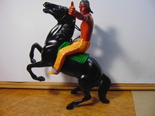 HARTLAND 800 Series Brave Eagle  Fully Rearing Black Stallion Horse