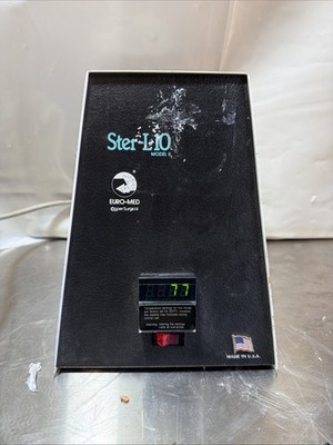 Euro-Med Ster-L-10 Model II, a tabletop sterilization