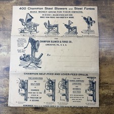 1911 Champion Blower & Forge Co. Industrial C...