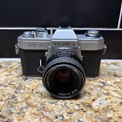 Yashica FX-2 film camera with 50mm f1.9 Lens