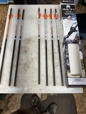 6 Ravin Crossbows Arrows Bolts 400 Gr. 001 +/- R139 #02139 + 1 Bolt 20/.003