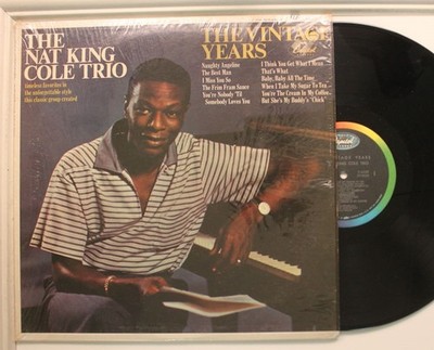 The Nat King Cole Trio Lp The Vintage Years On Capitol - Vg++ / Vg++ (In Shrink)