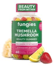 Fungies Tremella Mushroom Gummies Mixed Strawberry & Lemon Flavor - Mushroom ...