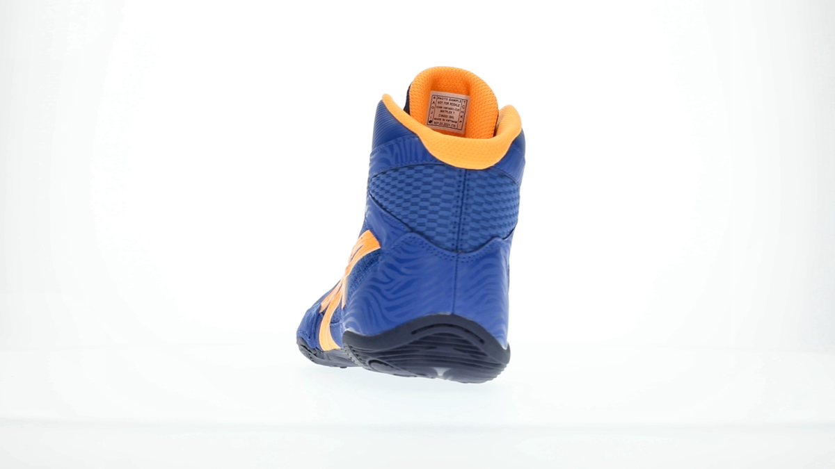 Asics Matflex 7 Wrestling Shoes Cobalt/Orange Pop 1081A051-400 | eBay