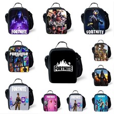 Snack??Kids Food Travel Insulated Lunch Box Bag School Fortnite Lunchbox Picnic