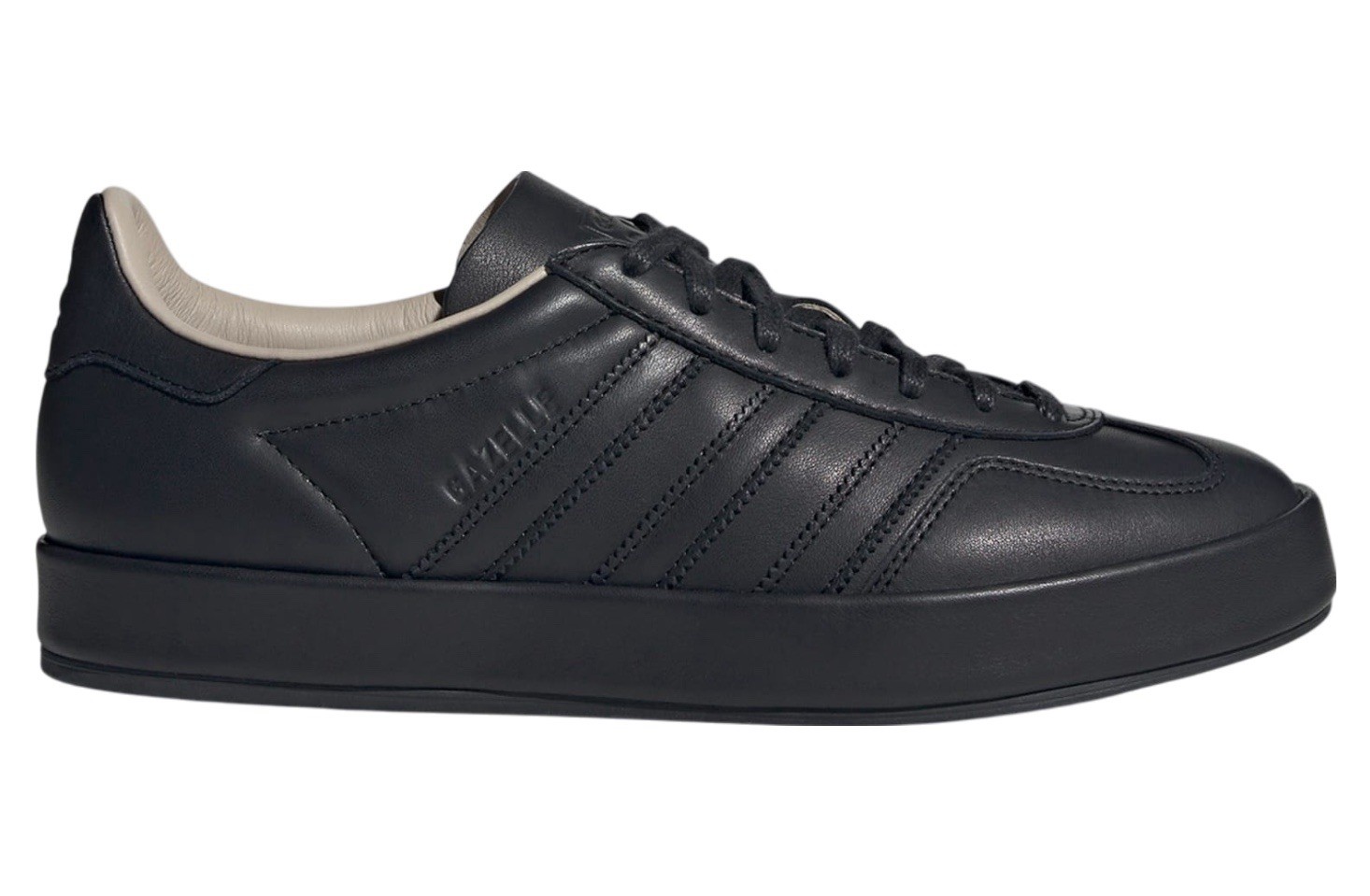 Adidas Gazelle Indoor Luxe Pack Black Tan Lace Up Sneakers J