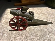 Vintage 1950s Big-Bang Carbide Cast Iron Cannon Model 10FC - Incomplete