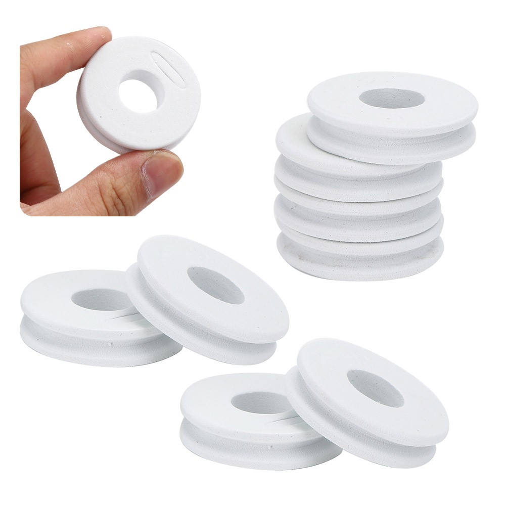 100pcs Foam Fishing Winding Spools Board Fishing Line Spools Circular Winding Pl
