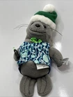 1999 VTG Coca Cola Coke Bottle Seal Figure Plush Toy Christmas Holiday Bean Bag