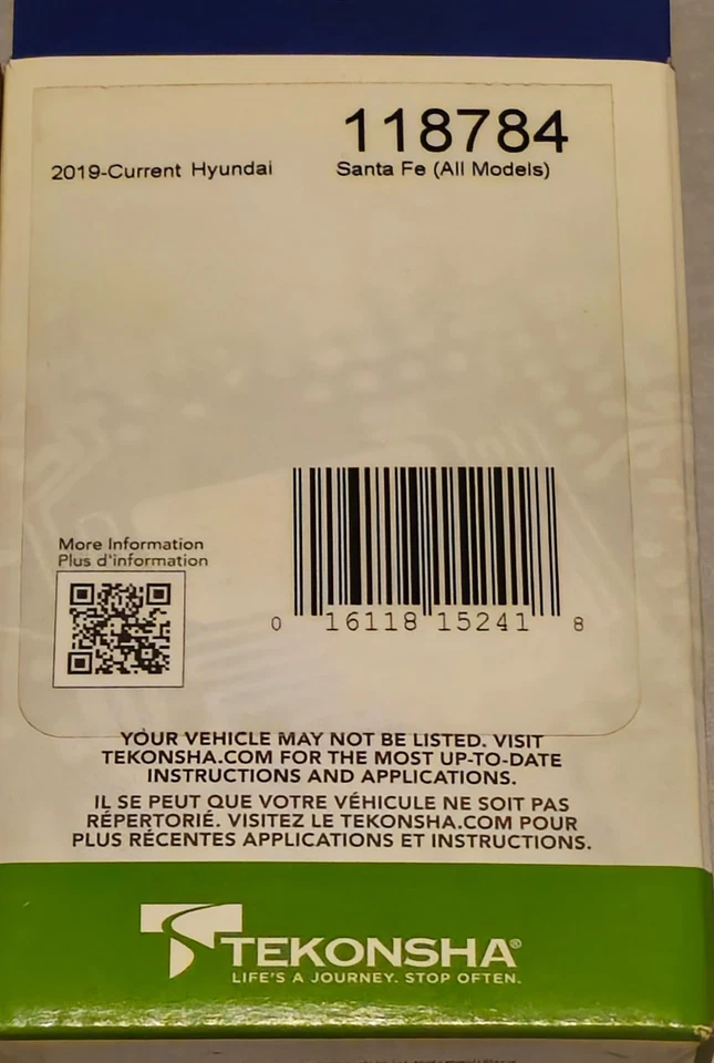 Kit de cableado de remolque Tekonha fácil instalación 118784 para Hyundai Santa Fe 2019-2024 Foto 2 de 3