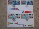 1994 CHANNEL TUNNEL DOUBLE POSTMARKED FIRST DAY COVERS, JOINT ISSUE WITH FRANCE