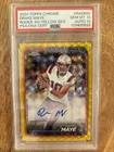 2024 Topps Chrome - Rookie Auto PSA 10 Drake Maye Yellow Geometric Refractor /75