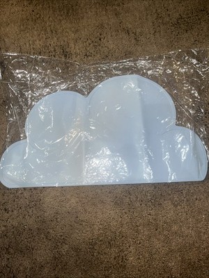 Medium Blue Cloud Mouse Pad