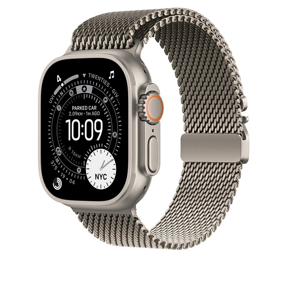 Correa de bucle milanesa de titanio para Apple Watch Ultra 3 2 1 49 mm | 46 mm Serie 11 10 Foto 4 de 4