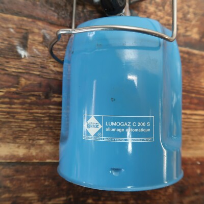 LUMOGAZ C 200 S Butane Camping Gaz Lantern France Vintage