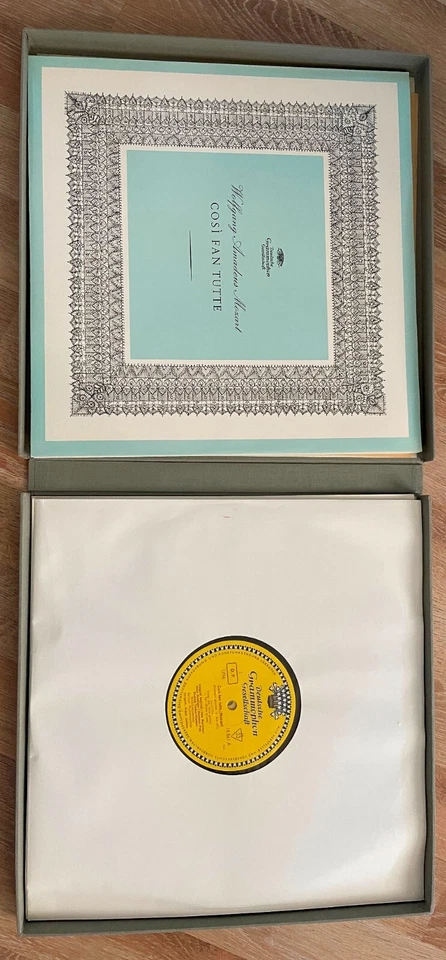 Mozart - Cosi Fan Tutte - Box Set 3 Vinyl LP - Deutsche Grammophon - Mono - NM - Bild 2 von 4