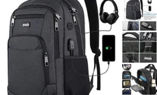 Backpack for Men and Women,School Backpack for Teens,Laptop 15.6 inch Black