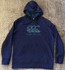 TTT - Canterbury Uglies Sweat Shirt Top Hoodie Pocket Blue CCC Mens Size XL