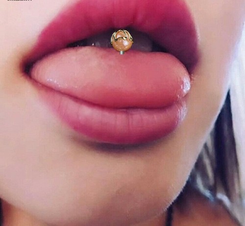 Tounge Piercing Barbell Bar Tongue Body Jewelry Nipple Rings Bars Acrylic - Picture 2 of 2