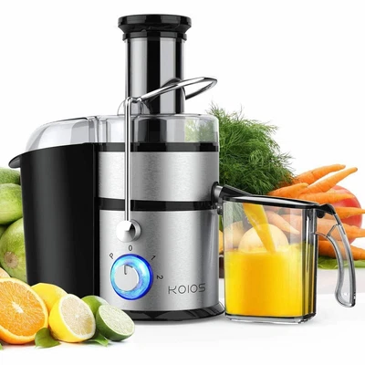 1300W Centrifugal Juicer Machine KOIOS Fruit & Veg Juice Extractor Easy to Clean