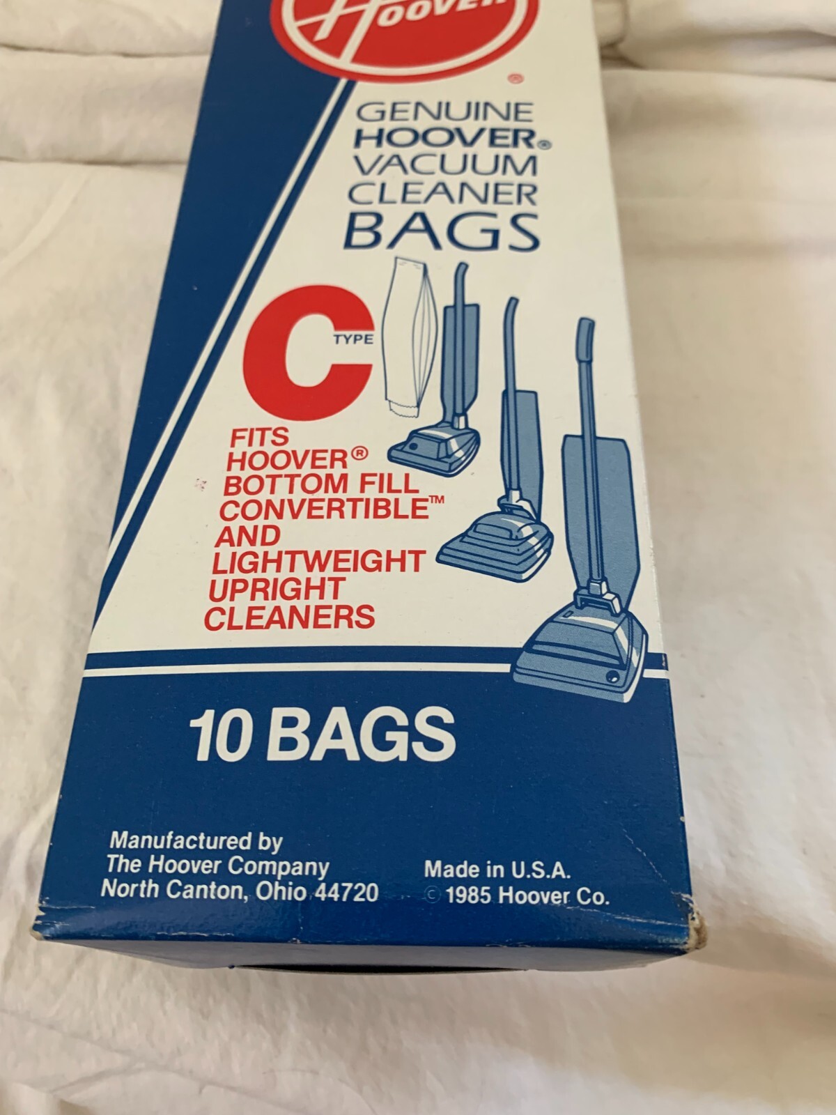 16 Genuine Hoover Vacuum Cleaner Bags Type C Bottom Fill & Upright