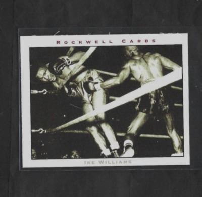 2004 Rockwell Boxing The Mighty Atoms Large #9 IKE WILLIAMS Champion