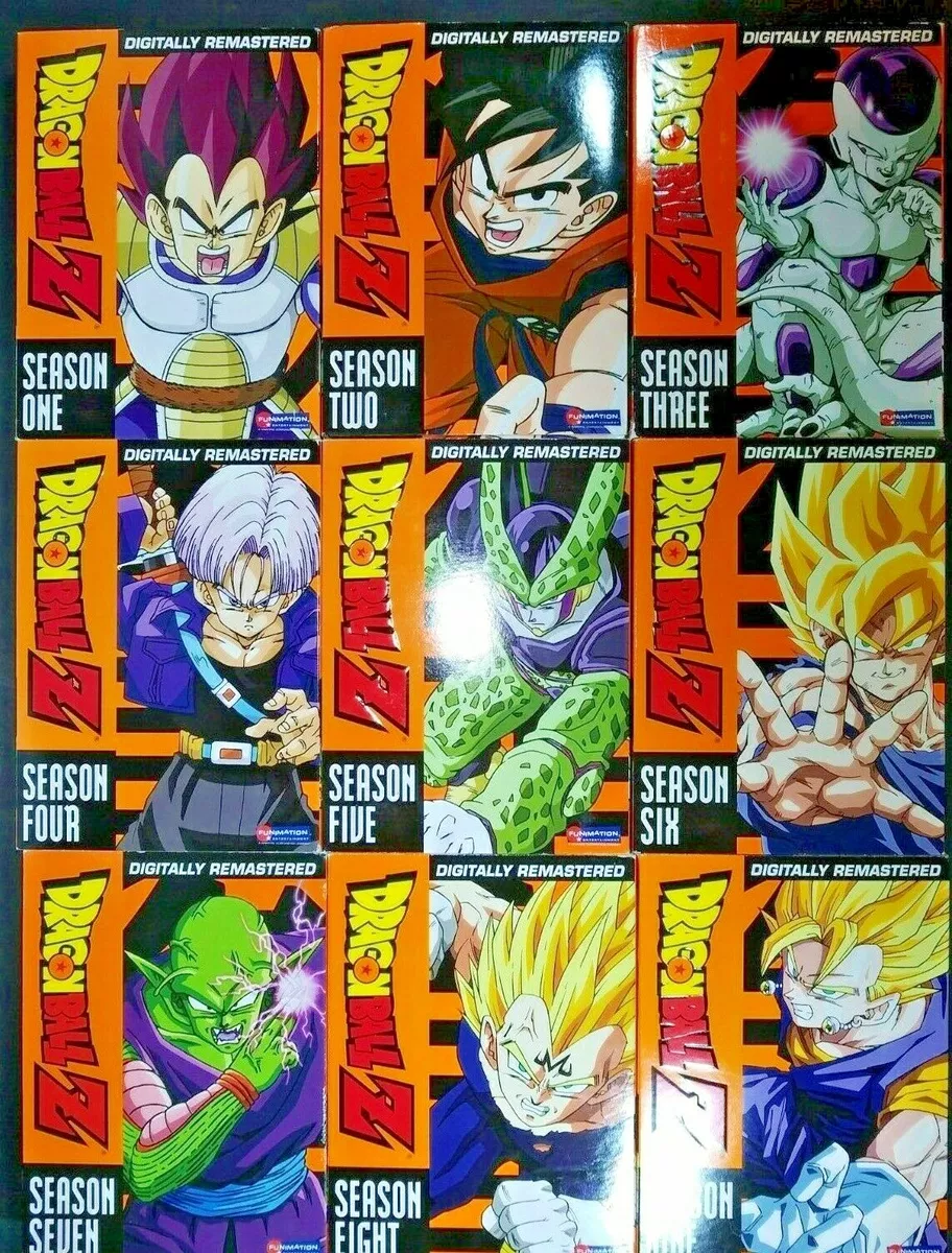 Dragonball Z Complete Seasons 1-9 Box sets (9 Box Sets)