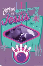 The Big Lebowski - Bowling with Jesus - Poster
