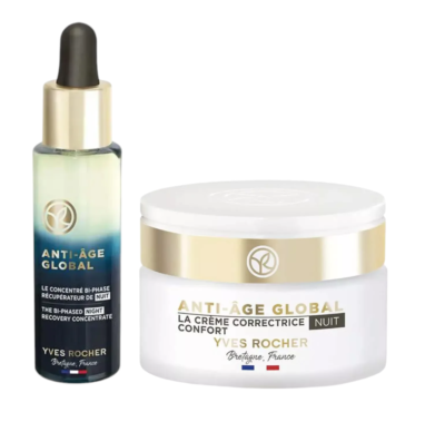 Crème Anti-âge Globale Yves Rocher — Lifting Visage — 50 Ml — Neuf Sous Emballage