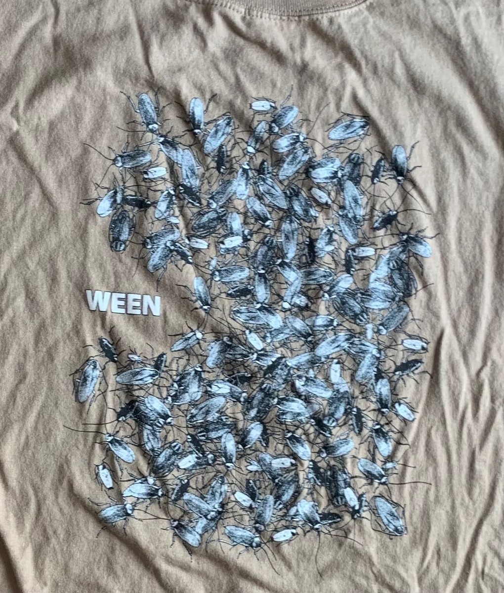 NM (2XL) 2007 Ween Concert T-Shirt Cockroaches Roaches Tour Dates