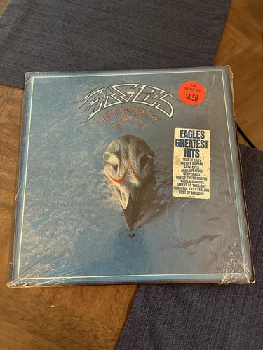 EAGLES Their Greatest Hits 1971-1975 NM Stereo LP Embossed Cover! See Pictures