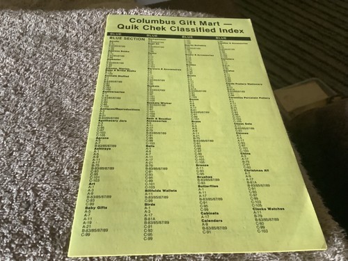 Columbus Gift Mart Directory 1981 - Imagen 4 de 8