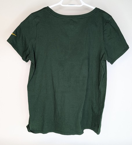 NFL Nike Dri-Fit Green Bay Packers GO PACK GO Mujer Camiseta Talla XL Usada - Imagen 2 de 7