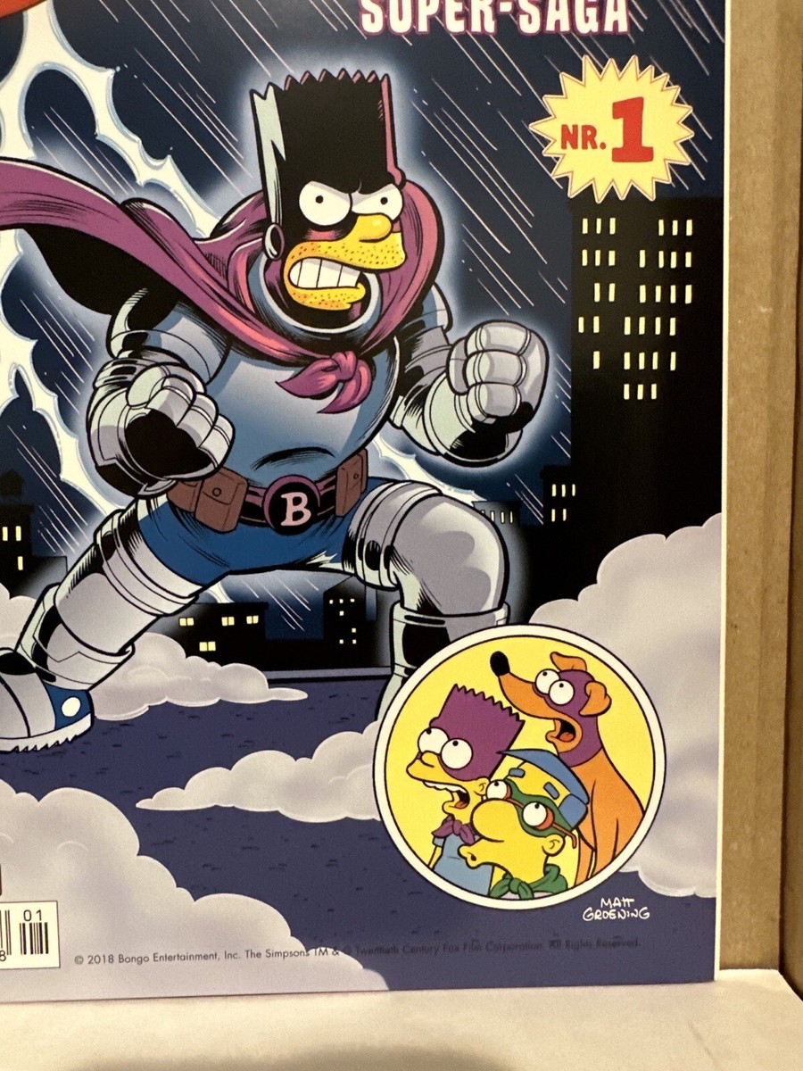 Bartman Spectacularly Super Secret Saga #3 NM Very HTF German