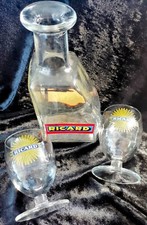 RICARD - Wasserkaraffe Wasserkrug + 2 Gl&auml;ser