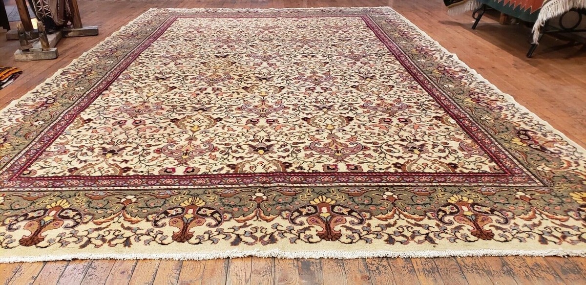 ⌘ antique 絨毯　③ ⌘ Exquisite 1900-1939's Antique,Muted Colors Legendary Hereke Rug
